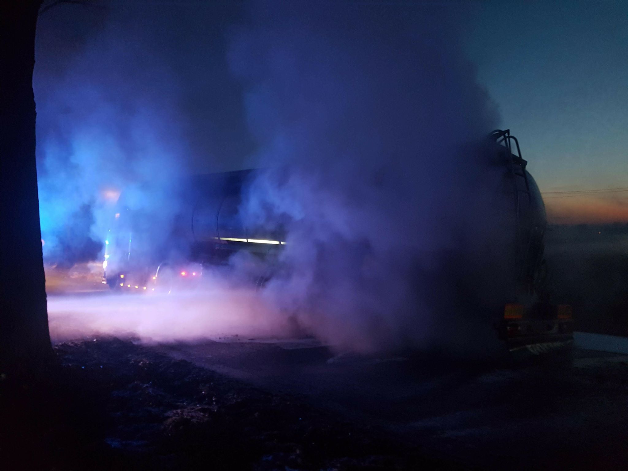 pożar cysterny ostrzeszów - infoostrow.pl