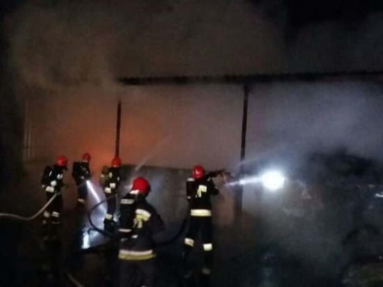 pożar konin odpady - PSP Konin