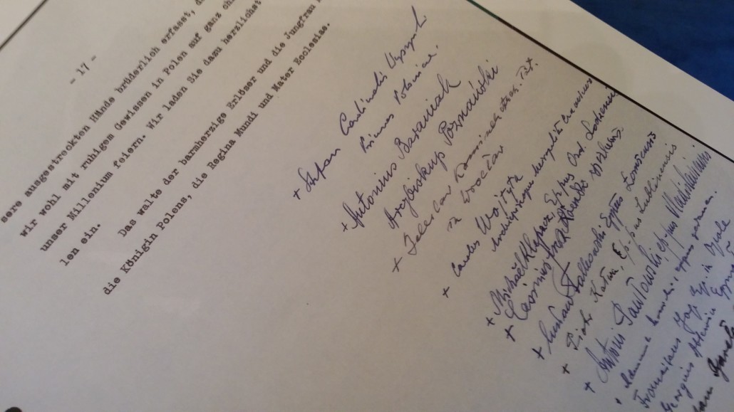 list biskupów polskich do niemieckich - Archidiecezja Warszawska