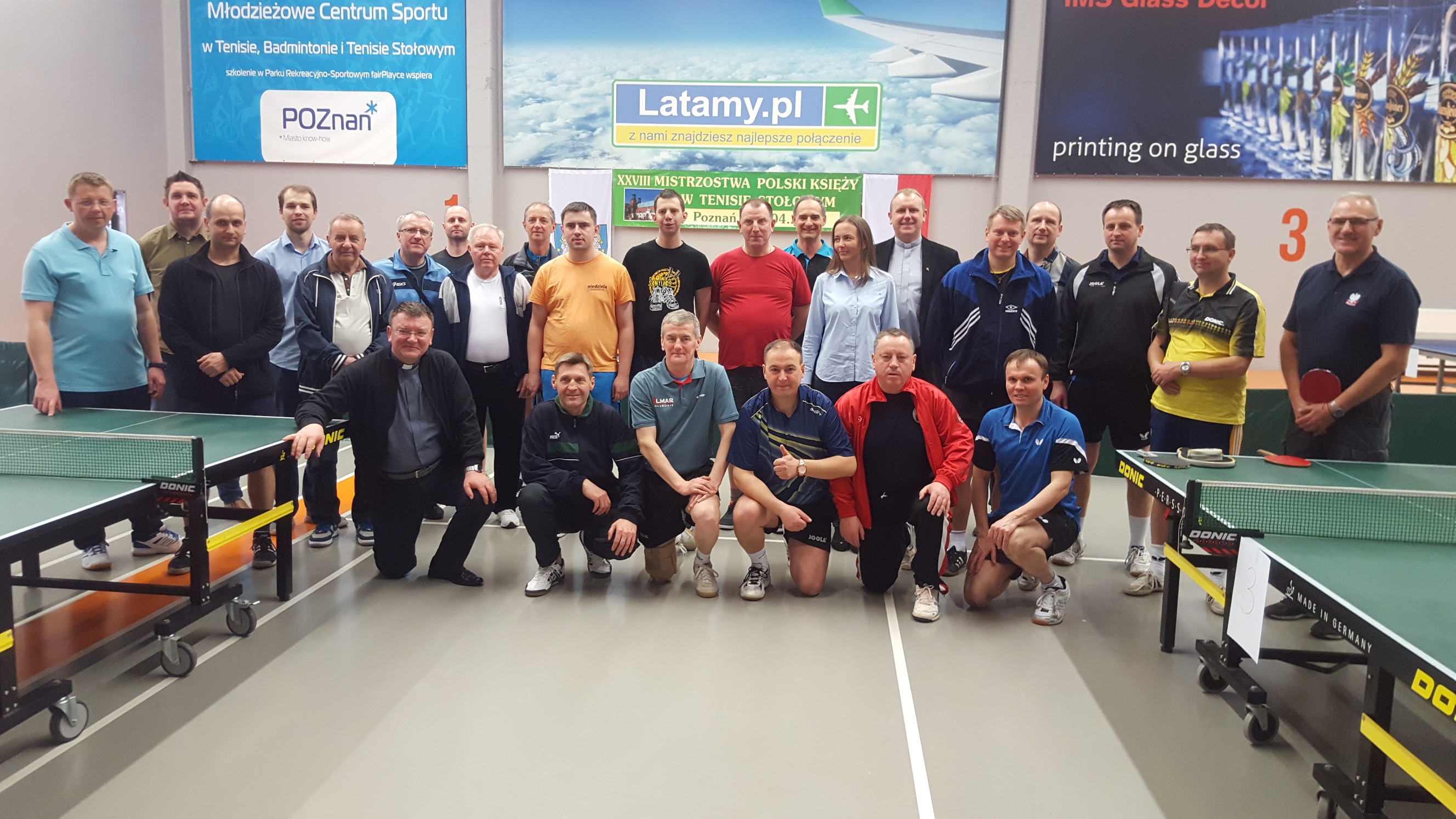 mistrzostwa polski księży w tenisie stołowym - Michał Jędrkowiak