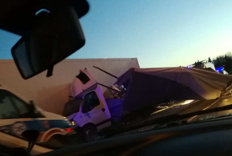 wypadek Stęszew - Daniel - Motosygnały /Twitter/