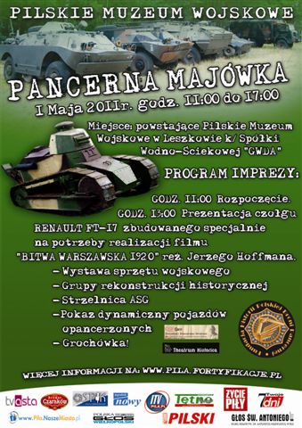 Pancerna Majówka - plakat