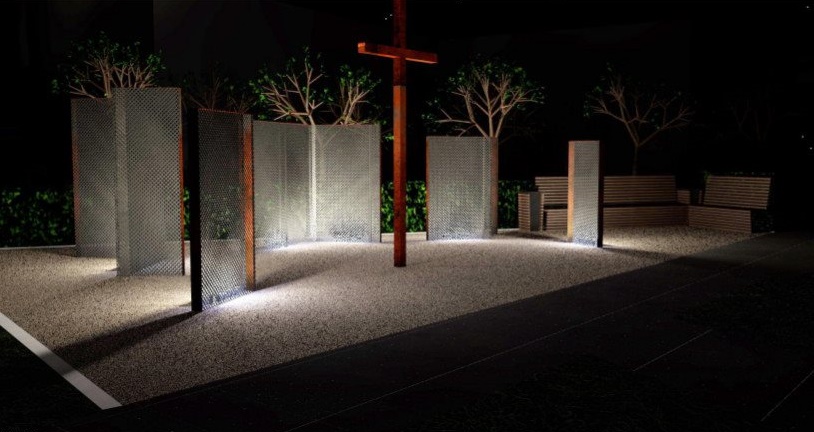 skwer pamięci jarocin wizualizacja - Gmina Jarocin/wizualizacja