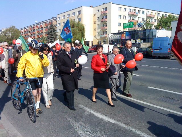 Pochód 1-majowy w Koninie - Iwona Krzyżak