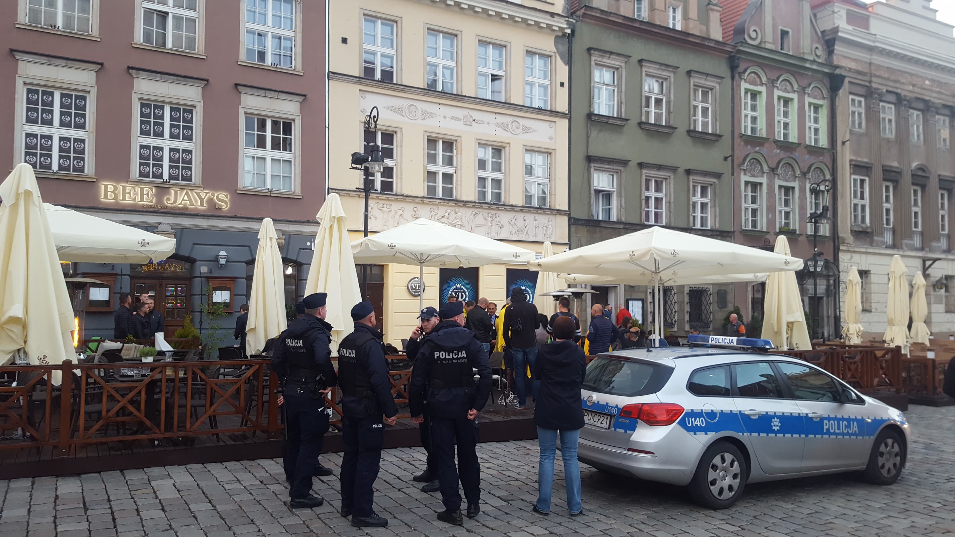 pożar rynek  - Michał Jędrkowiak