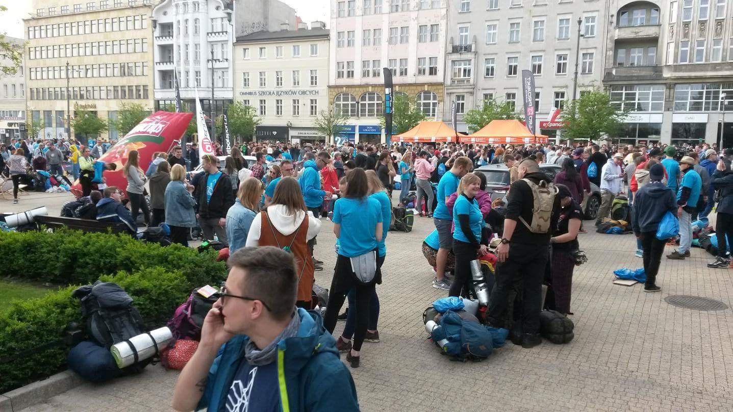 Wyścig autostopem Chorwacja plac wolności - Jacek Butlewski