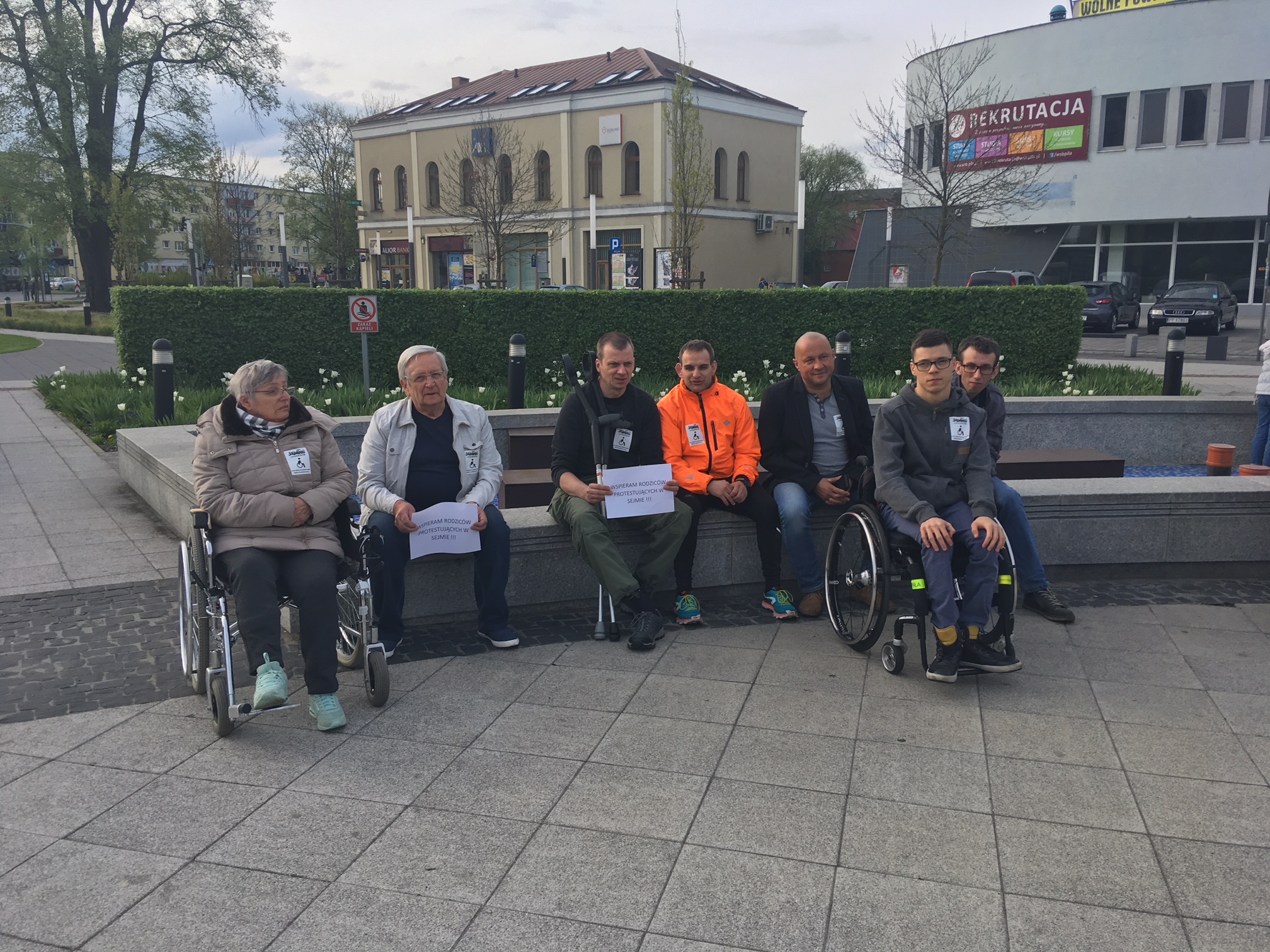 manifestacja piła  - Przemysław Stochaj