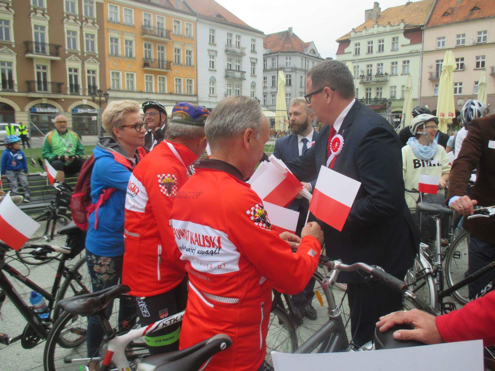 Rajd rowerowy 2 maja kalisz - Danuta Synkiewicz