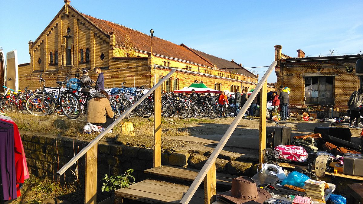 stara rzeźnia poznań pchli targ rowery - Tomasz Dworek