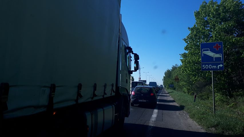 trasa katowicka korki kierunek Kórnik - Wojciech Sikorski