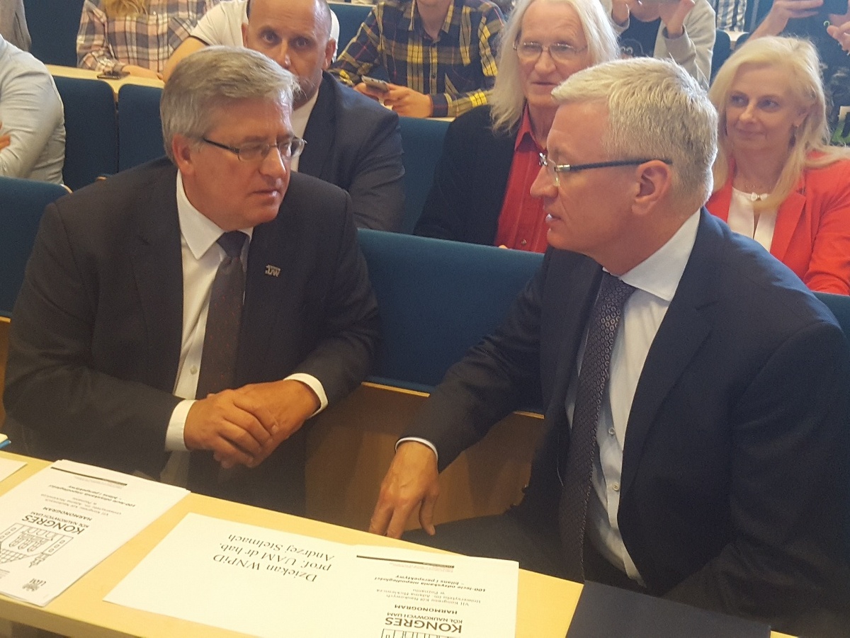 Bronisław Komorowski i Jacek Jaśkowiak - Michał Jędrkowiak