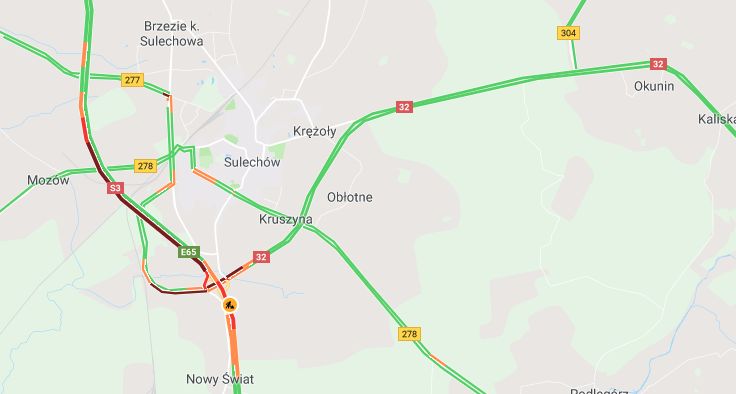 s3 korki - Google Maps