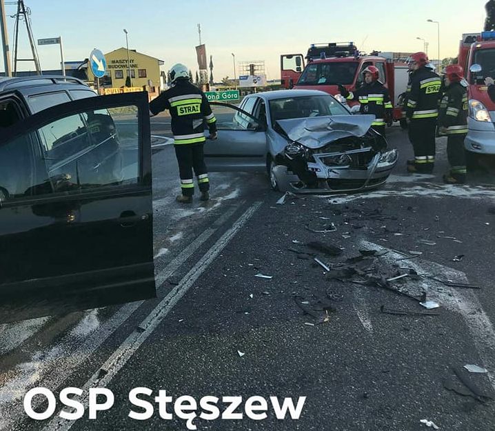 kolizja dk5 stęszew - OSP Stęszew