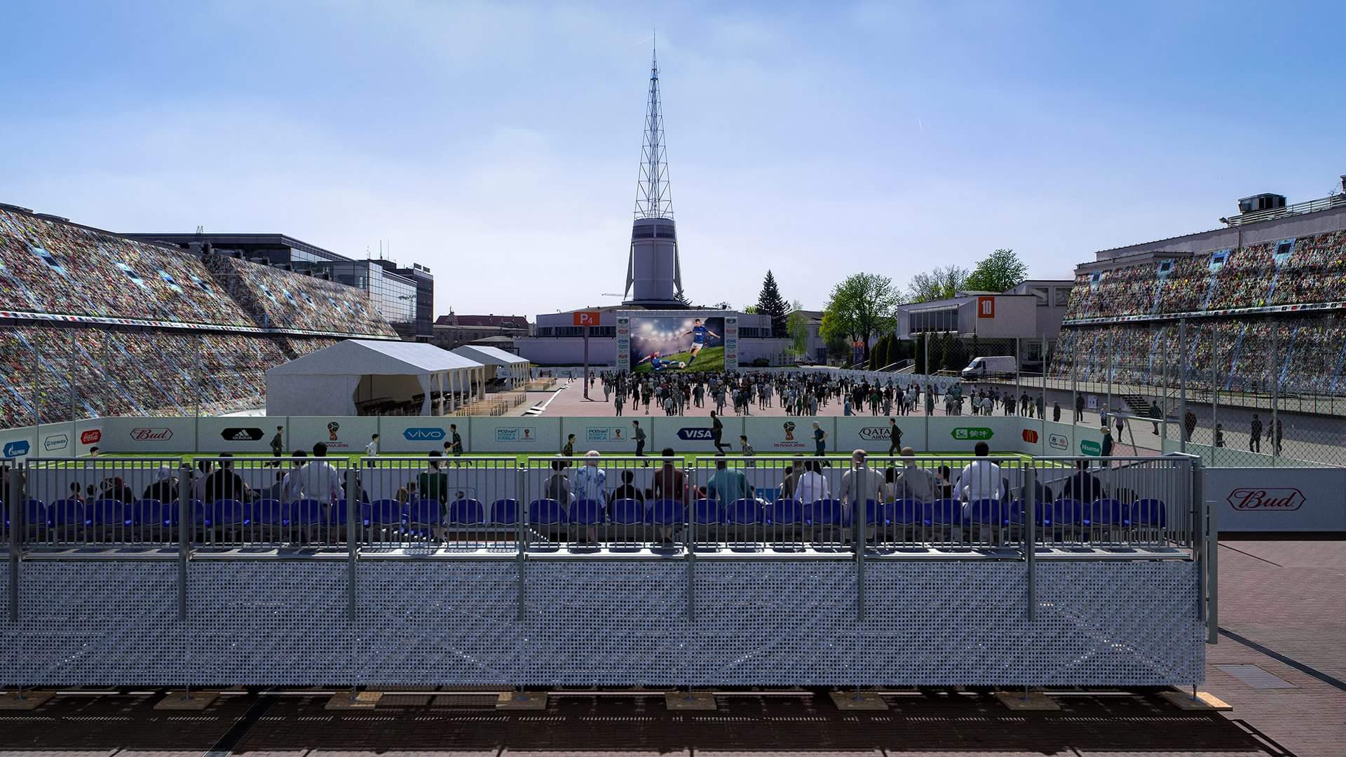 Strefa Kibica na MTP - wizualizacja - poznan.pl