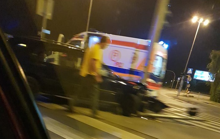 kolizja polska dąbrowskiego - Szymon - Facebook /Motosygnały/