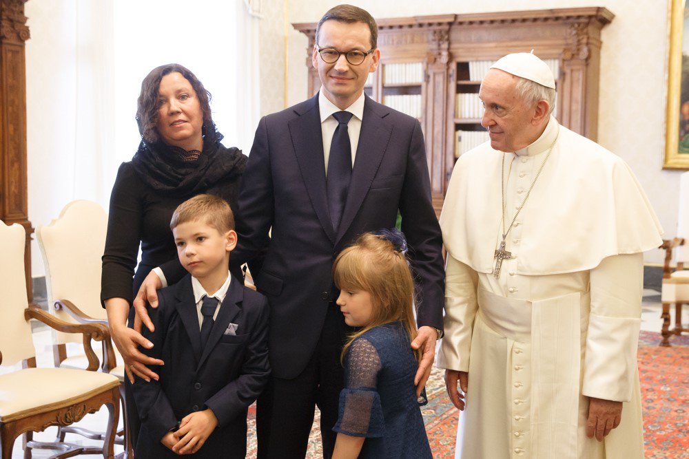 Mateusz Morawiecki w Watykanie - Kancelaria Premiera Twitter