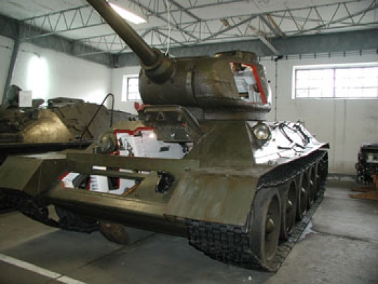 Czołg z CSLW - T-34 - CSLW
