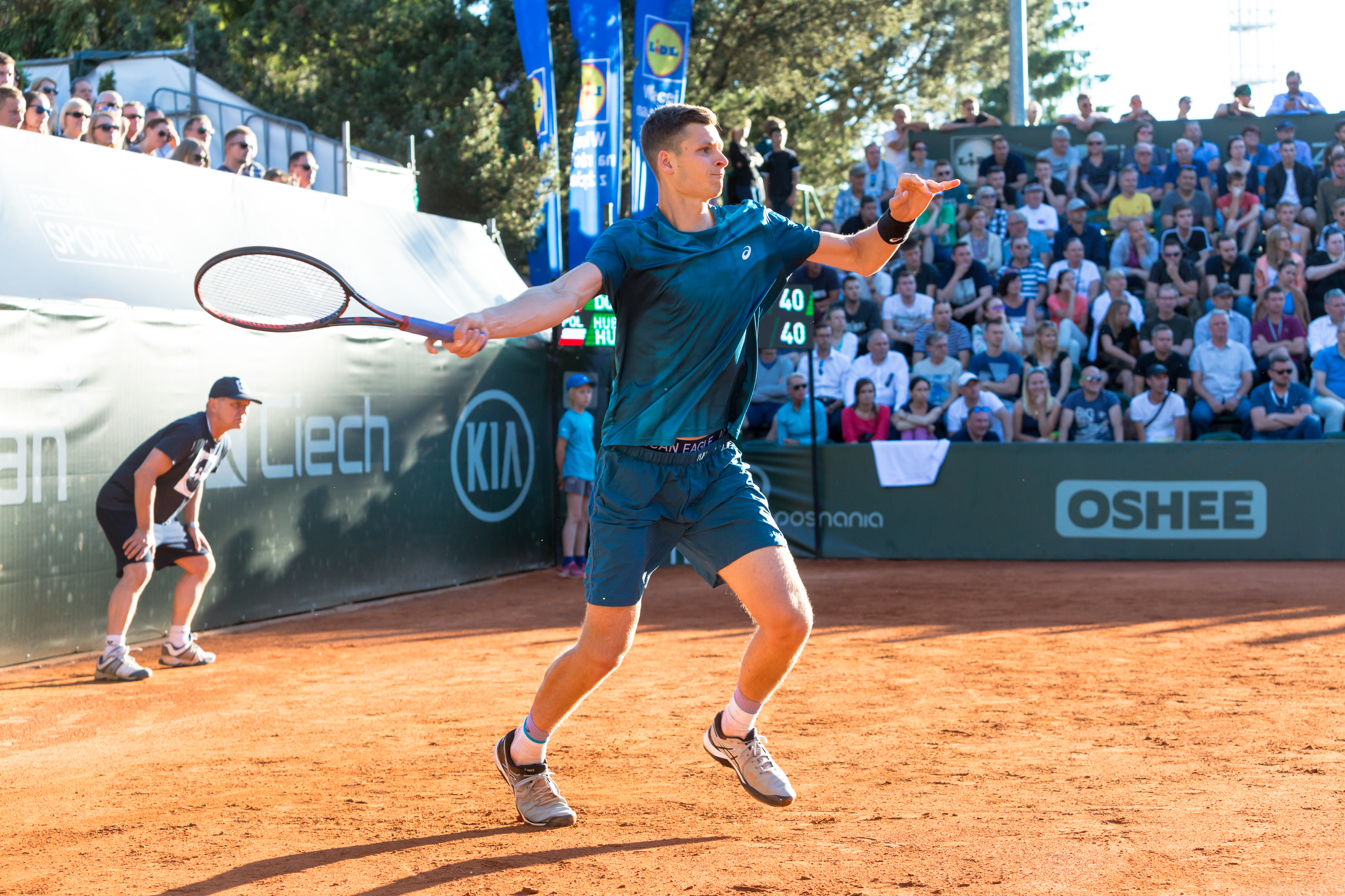 Hubert Hurkacz - Paweł i Piotr Rychter/Poznań Open - Paweł i Piotr Rychter/Poznań Open