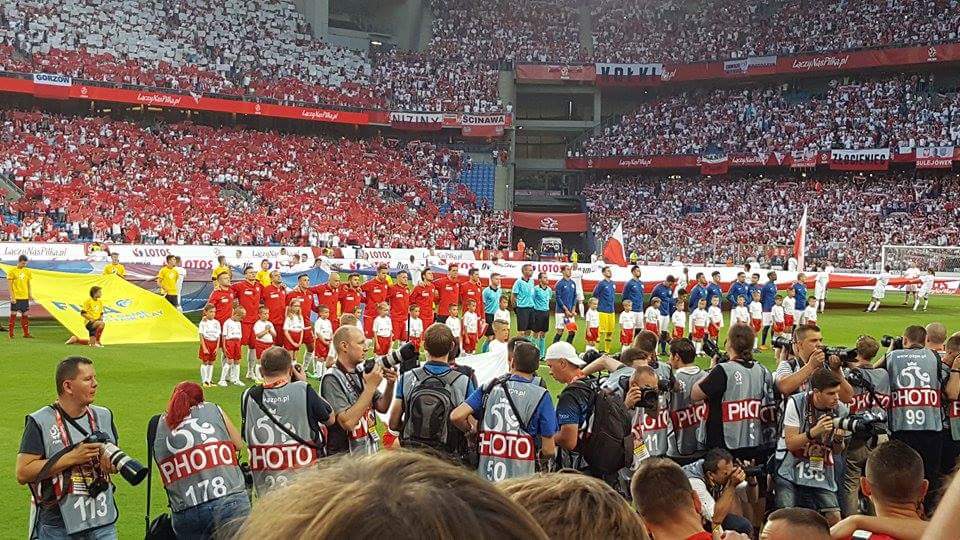 Mecz Polska Chile - słuchacz