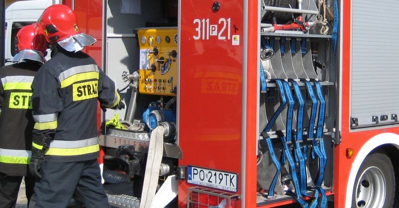 pożar alarm straż