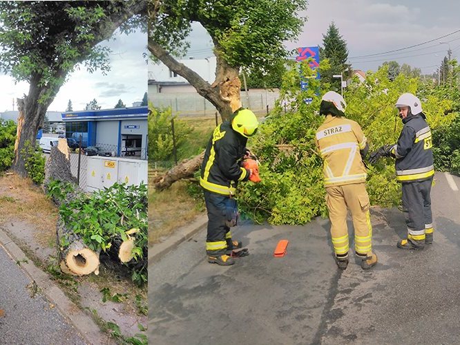 nawałnice Wielkopolska straż - OSP Luboń
