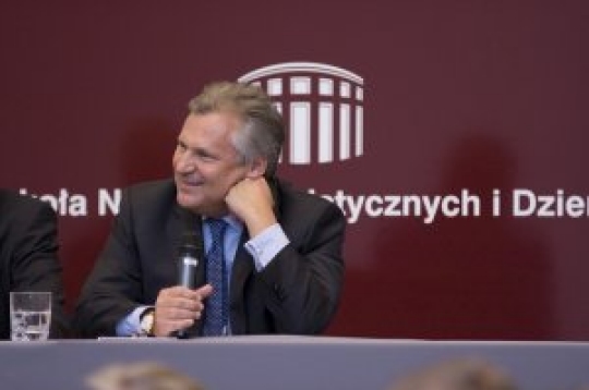 Aleksander Kwaśniewski w WSNHiD - WSNHiD