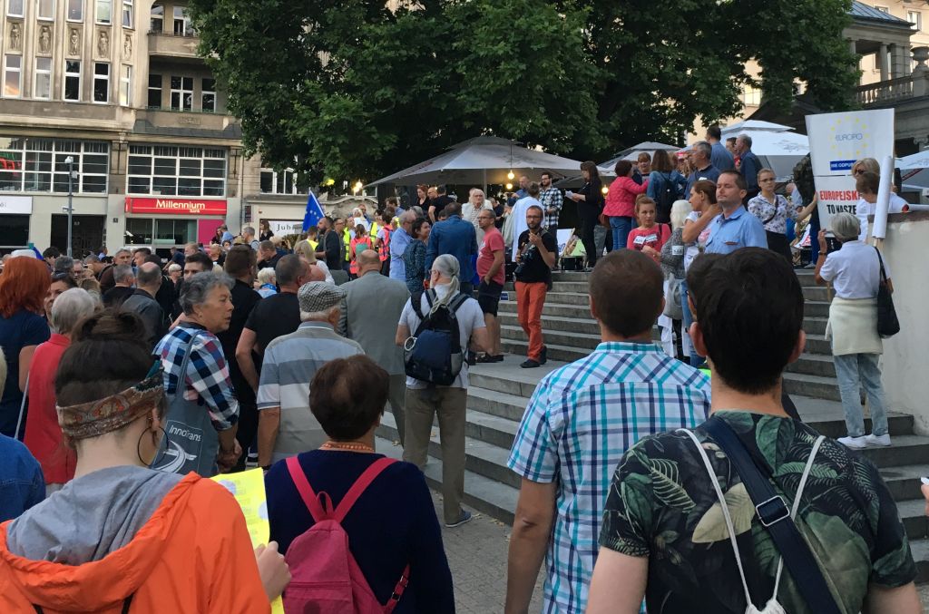 marsz w obronie sądow - Marcel Skierski