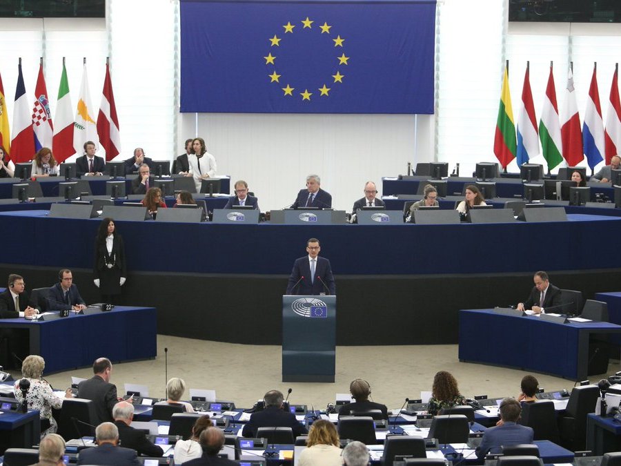 Mateusz Morawiecki Europarlament - Kancelaria Premiera Twitter