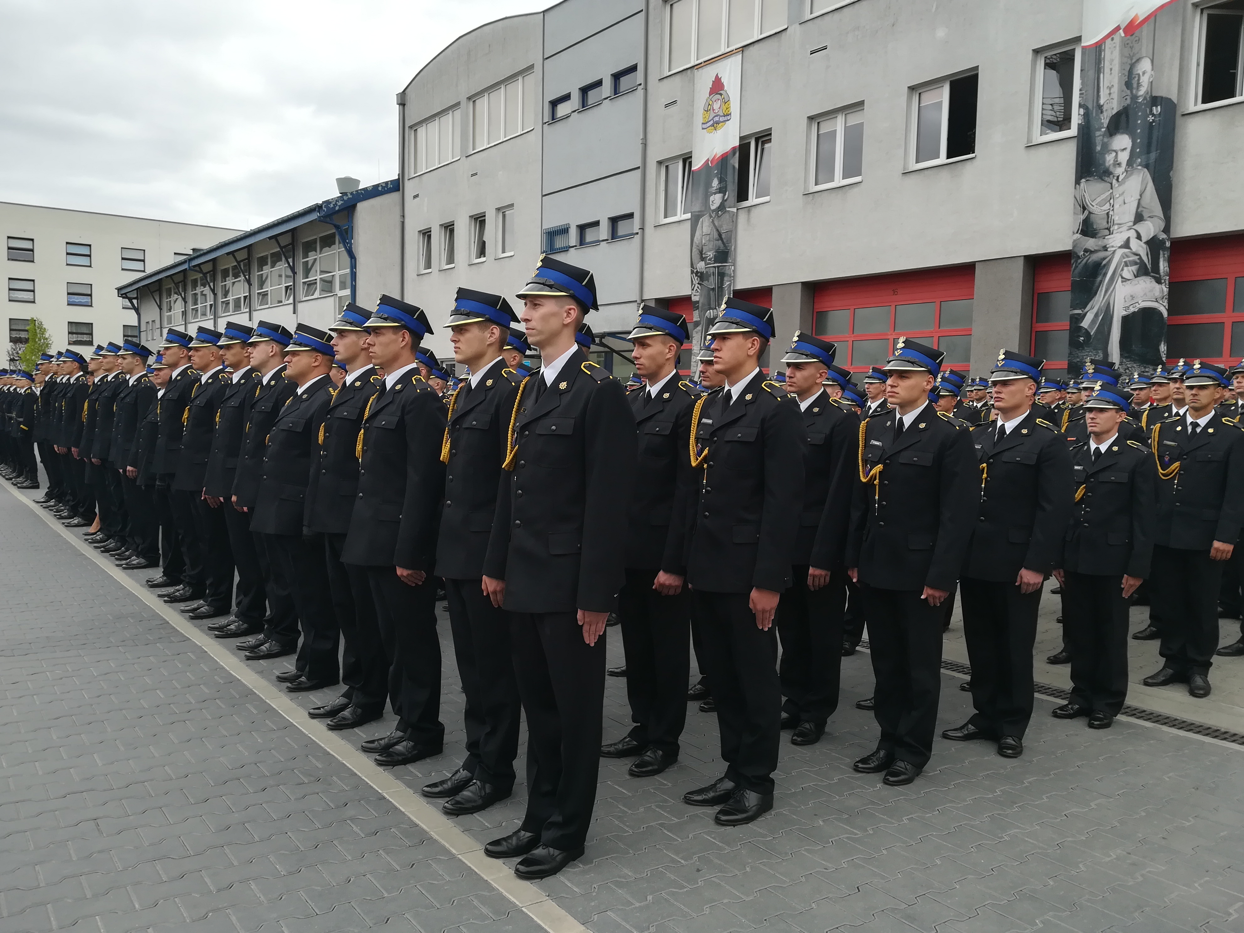 zakończenie roku Szkoły Aspirantów Państwowej Straży Pożarnej w Poznaniu 2018 strażacy - Sandra Soluk