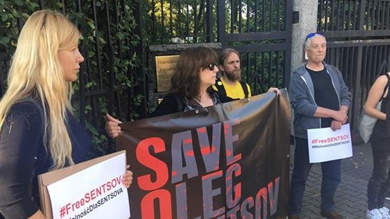 protest ukraińców konsulat poznań - Jacek Butlewski