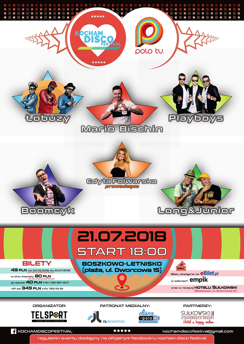 Kocham Disco Festival 2018 - Materiały prasowe