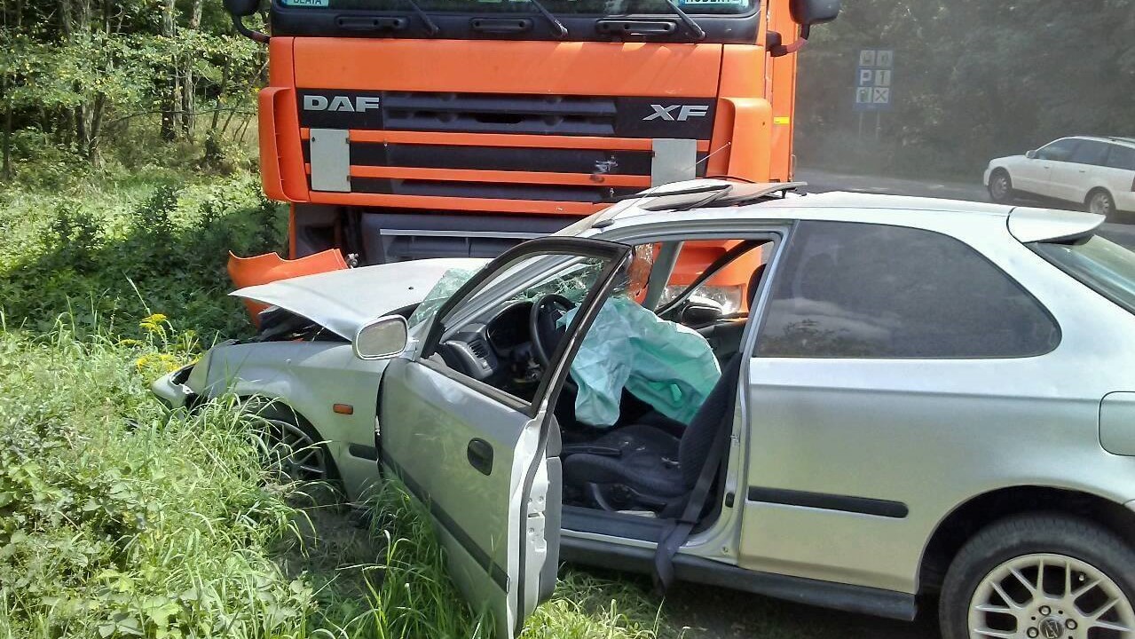 lutycka homera skrzyżowanie kolizja