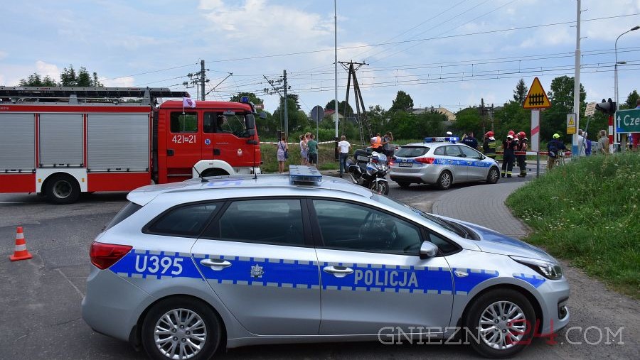 tragiczny wypadek gniezno przejaz kolejowy dalki - Gniezno24.com