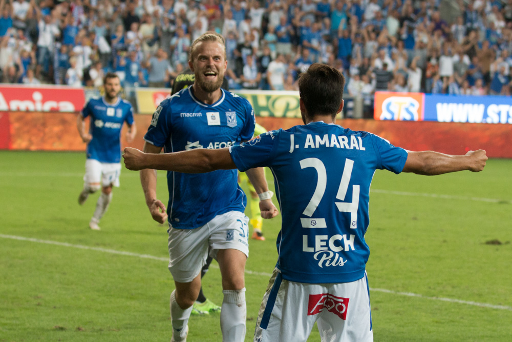 reważnowy mecz lecha z szachtiorem soligorsk poznań - Leon Bielewicz