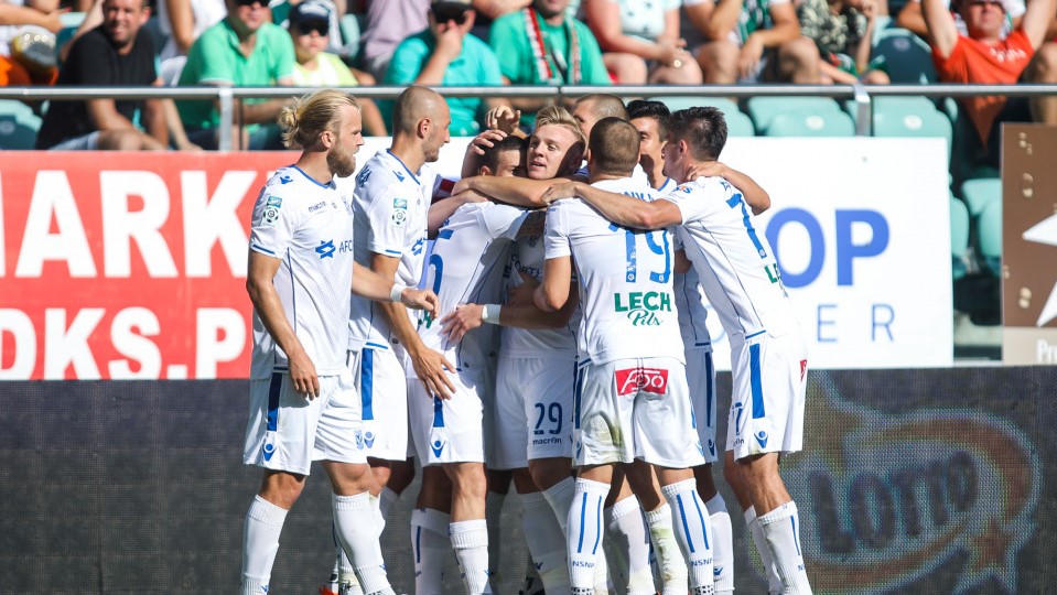 lech zwycięstwo ze śląskiem na wyjeździe - Lech Poznań/Przemysław Szyszka