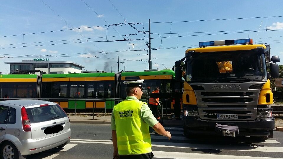 wykolejenie tramwaju na starołęckiej - Magdalena Konieczna