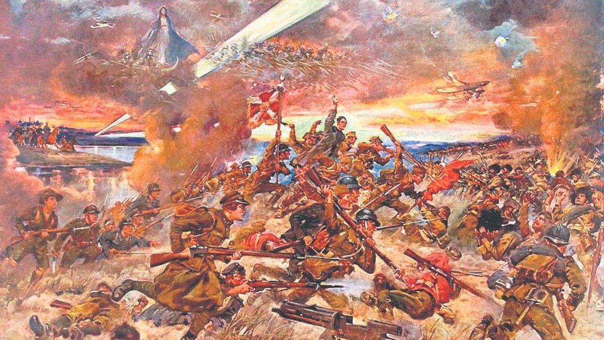 Jerzy Kossak Cud nad Wisłą - Muzeum Diecezjalne w Toruniu