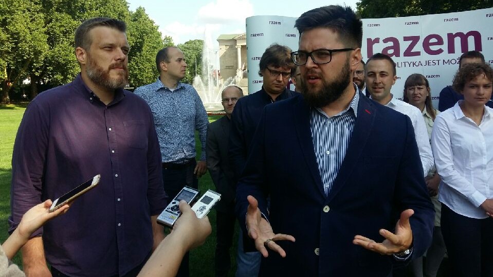 marksista leninista komunista Adrian Zandberg - Magdelna Konieczna