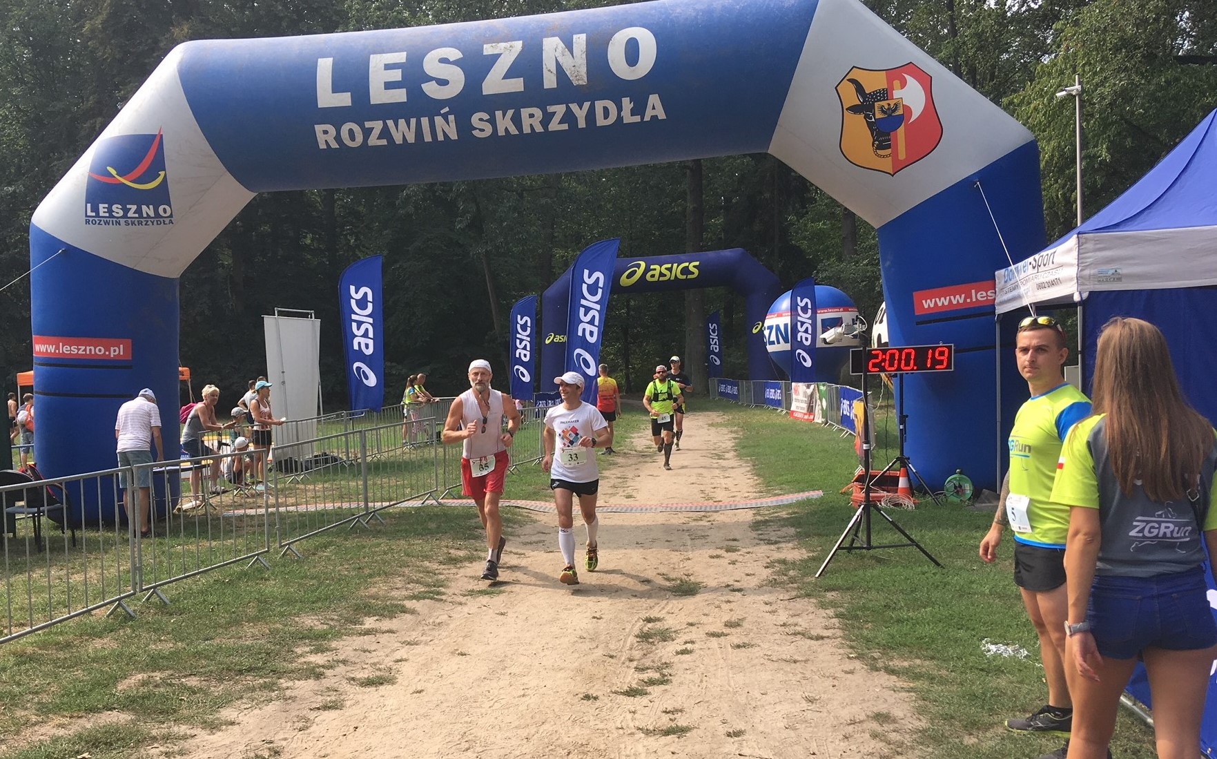 meta maratonu w lesznie - Jacek Marciniak