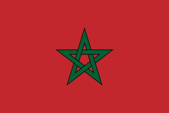 Flaga Maroka - Maroko