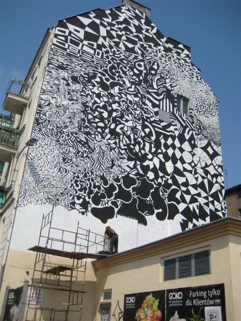 Finisz festiwalu murali - Jacek Kosiak