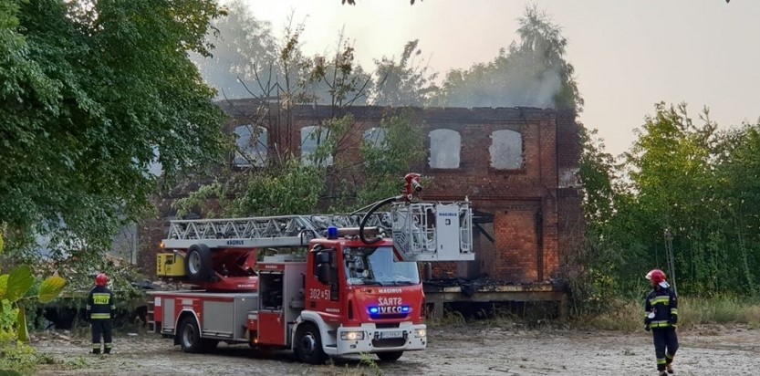 spłonął pustostan poznań kolejowa - Michał Jędrkowiak