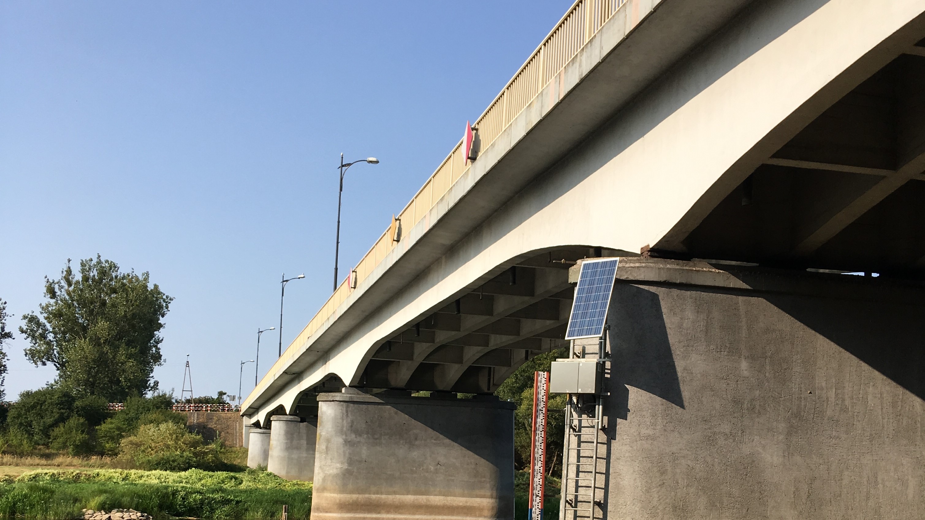 most we wronkach warta rzeka budowa roboty - Andrzej Ciborski