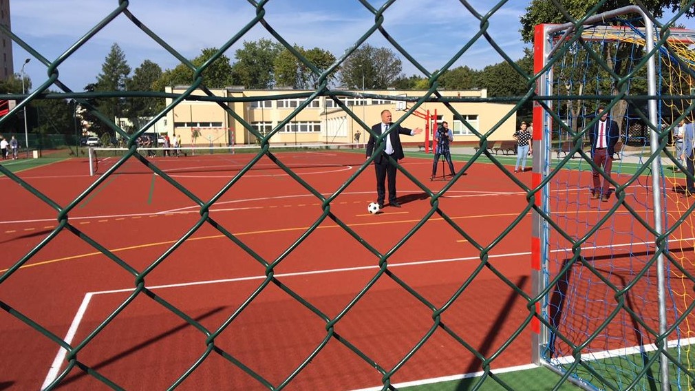 otwarcie nowej hali sportowej w pile przy ośrodku - Przemysław Stochaj