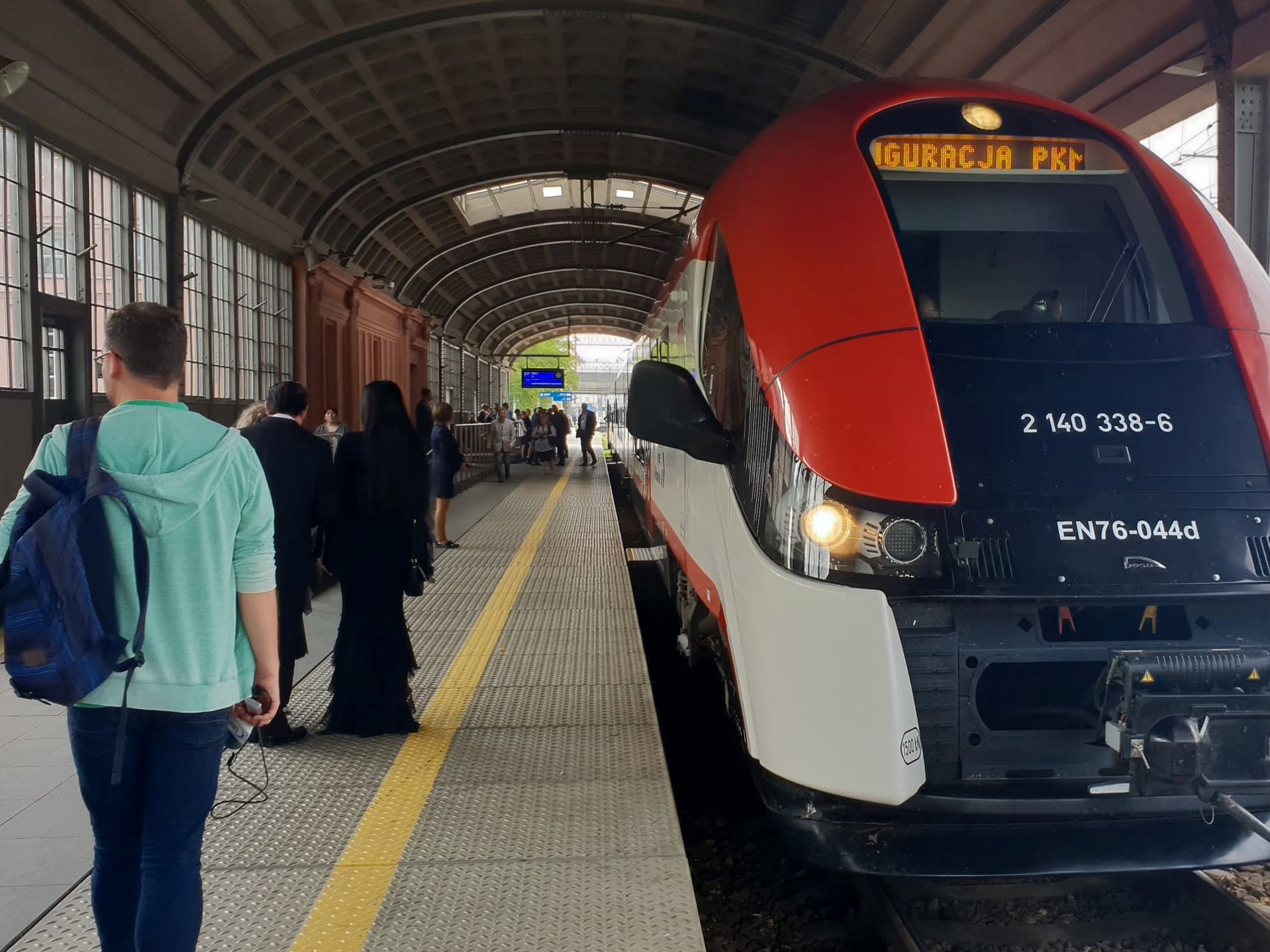 inauguracja PKM kolej swarzędz - Michał Jędrkowiak
