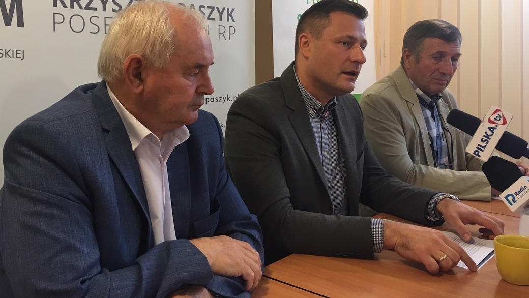 Krzysztof Paszyk z PSL na konferencji w Pile - Przemysław Stochaj