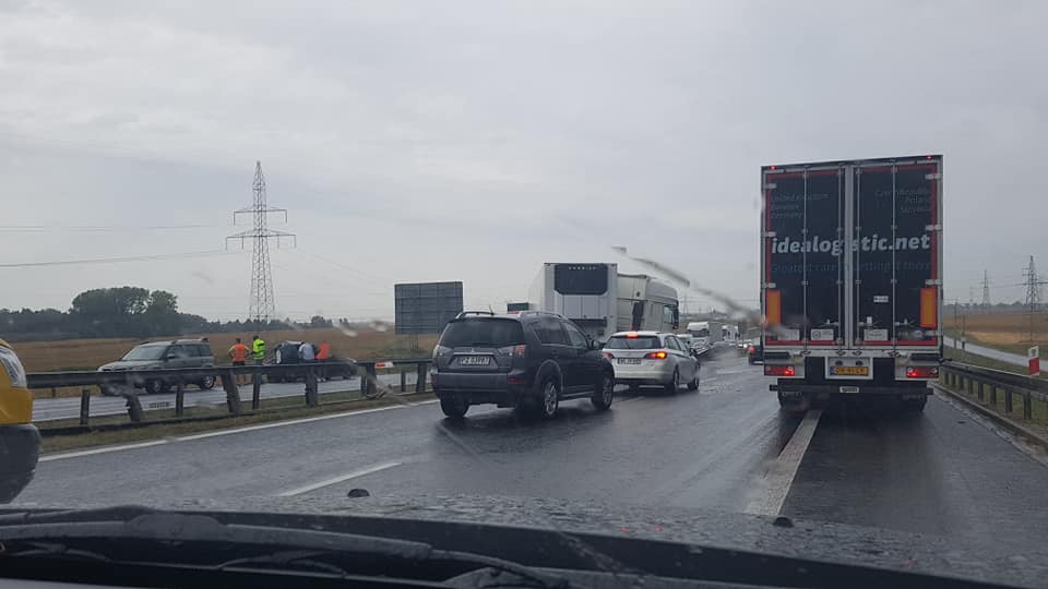 wypadek s11 - Rafał Bartkowiak/@GdzieJestWypadekWPoznaniu