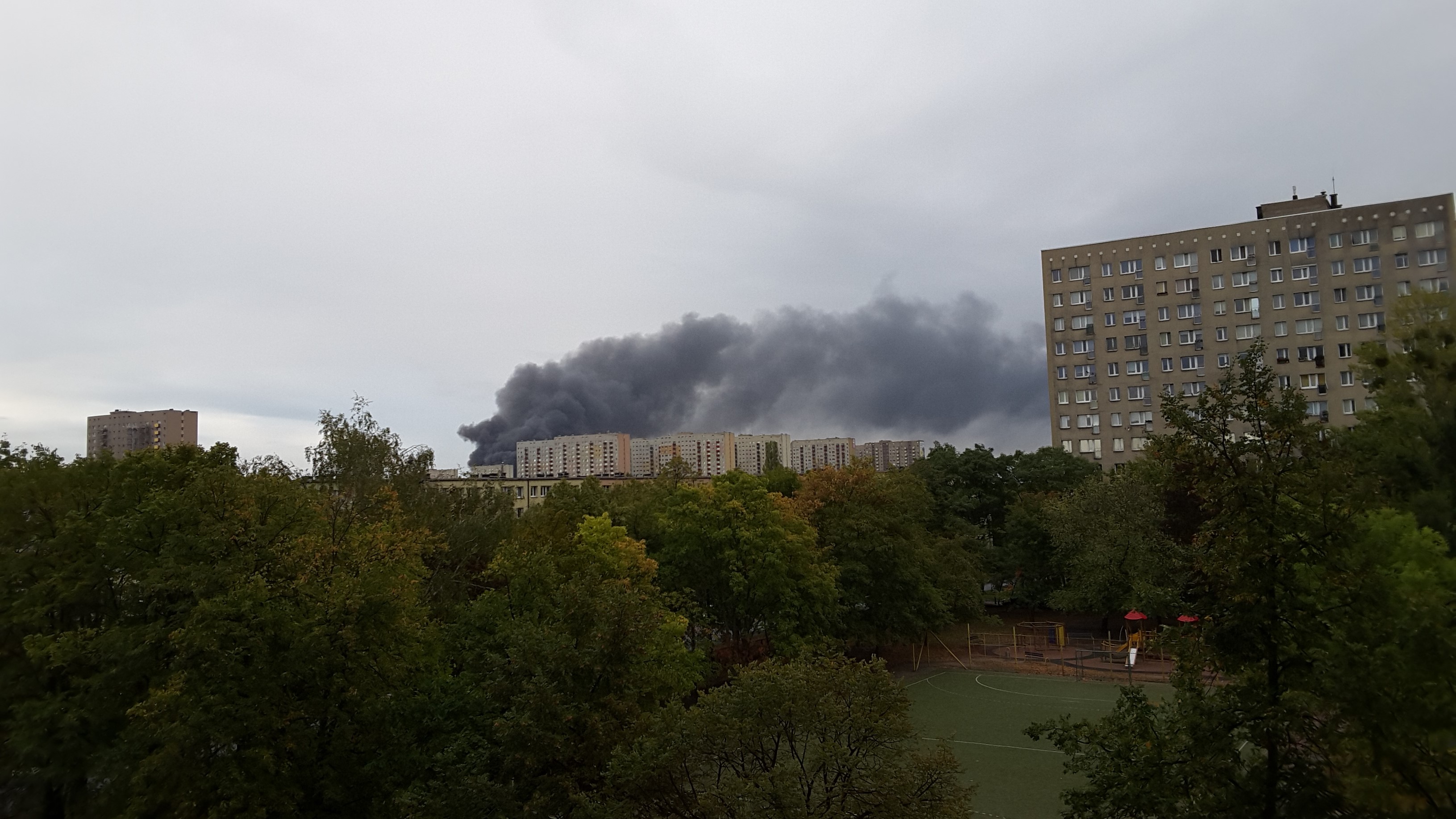 pożar fabryka naramowice - Słuchacz