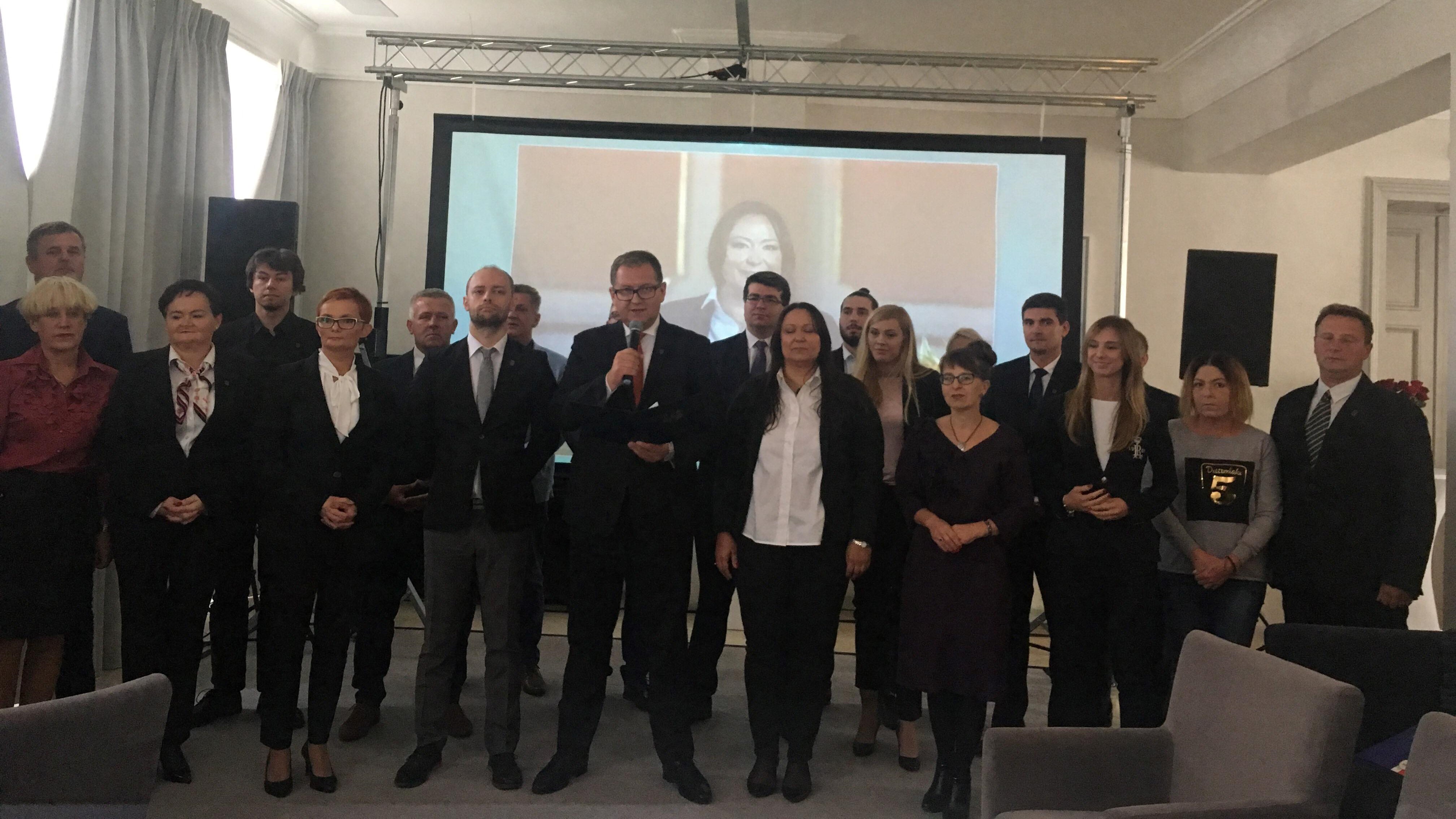 konwencja pis kalisz obecny burmistrz grzegorz sapiński - Danuta Synkiewicz