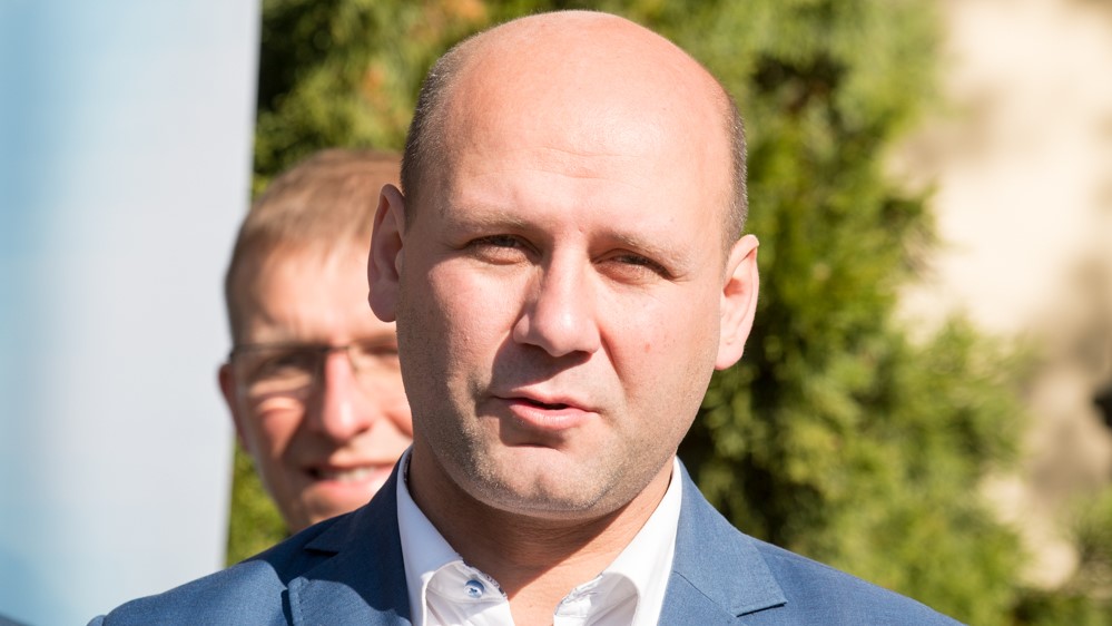 Szymon Szynkowski vel Sęk swarzędz konferencja wybory 2018 - Wojtek Wardejn